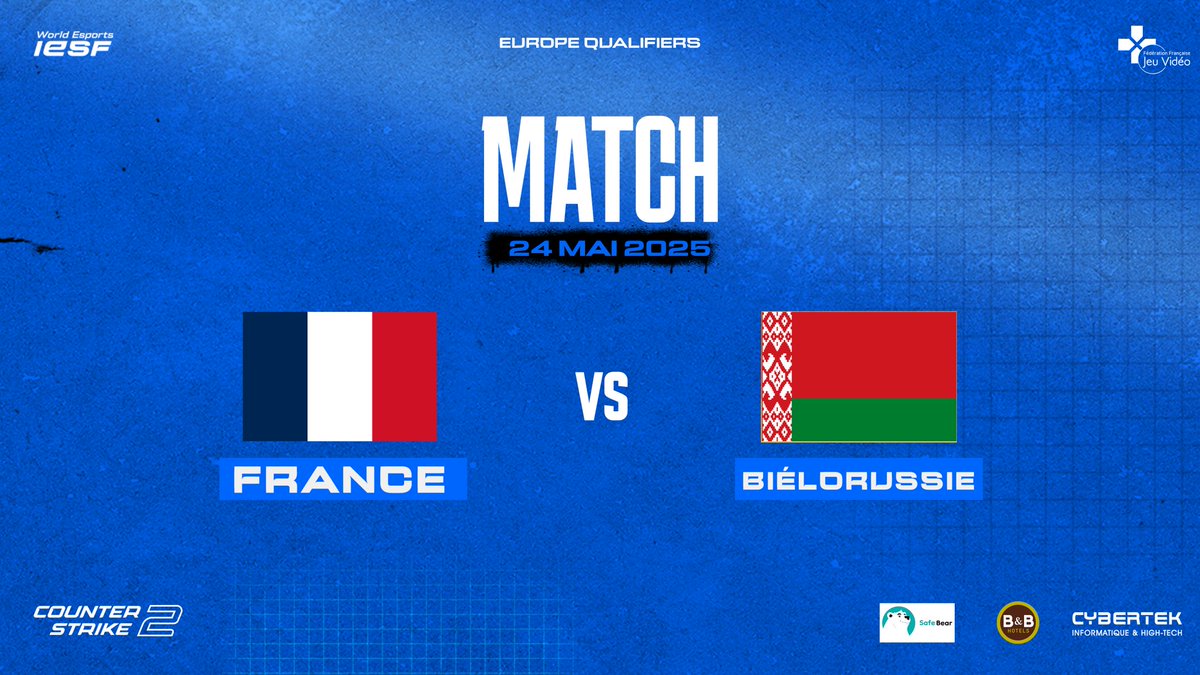 SuperVodka (@vodkastream) on Twitter photo La phase de groupe 2 commence dans quelques instant avec le match retour !
🇫🇷 #France 🆚 #Biélorussie 🇧🇾
Merci encore à <a href="/ffjv_officiel/">FFJV : Fédération Française de Jeu Vidéo</a> pour l'invitation au cast rdv sur leur chaîne 🔥
📺twitch.tv/ffjv_officiel La phase de groupe 2 commence dans quelques instant avec le match retour !
🇫🇷 #France 🆚 #Biélorussie 🇧🇾
Merci encore à <a href="/ffjv_officiel/">FFJV : Fédération Française de Jeu Vidéo</a> pour l'invitation au cast rdv sur leur chaîne 🔥
📺twitch.tv/ffjv_officiel