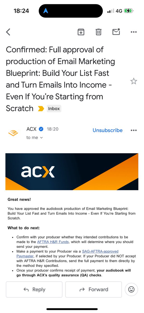 Ever wanted to master email marketing?

My new book Email Marketing Blueprint is almost live on Audible — 11 hours of real, actionable content.
Took months to create.
Would you listen?