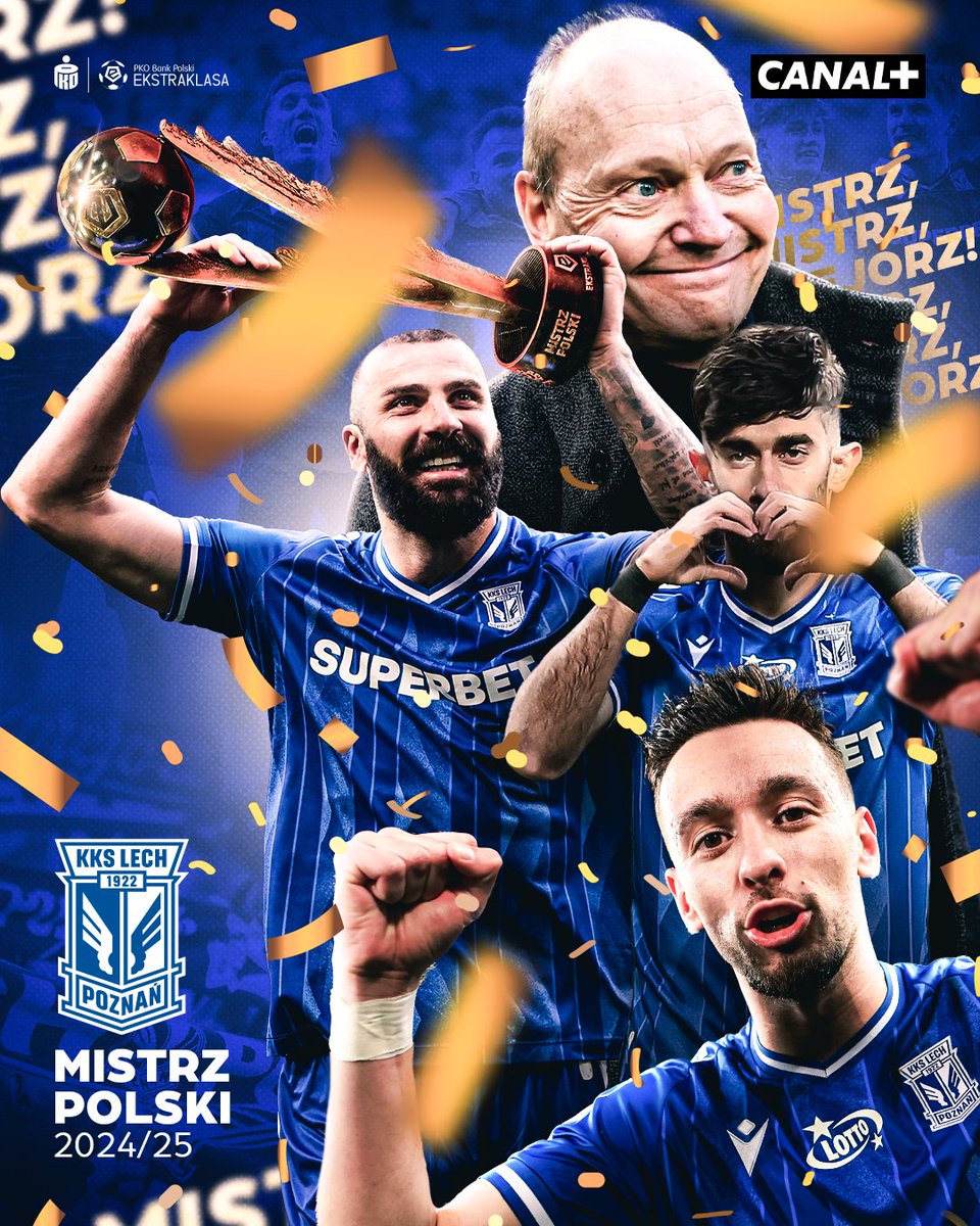 LECH POZNAŃ MISTRZEM POLSKI! 🏆