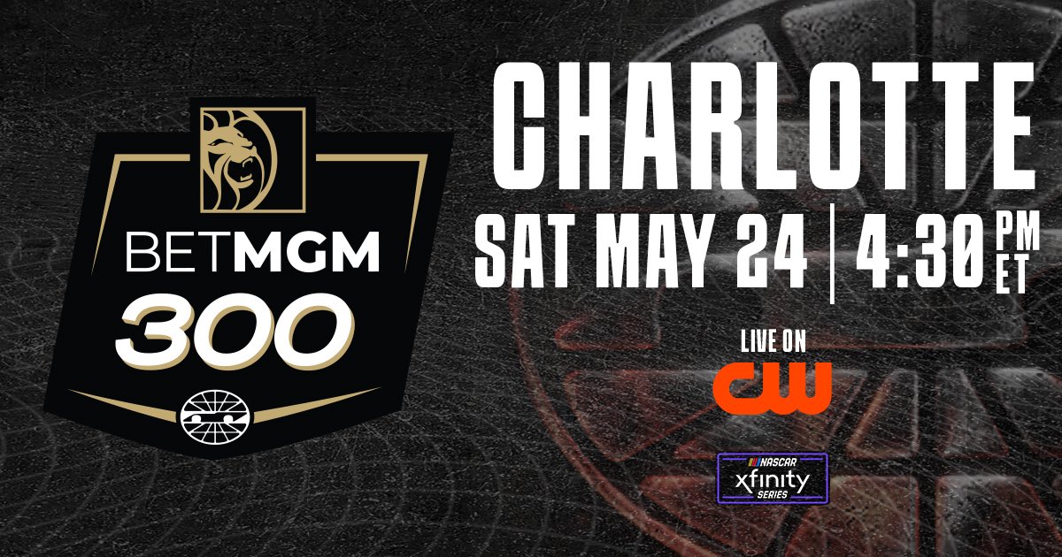 Time to C who gets the W. 🔥

🕟: 4:30 PM EST 
📺: <a href="/TheCW_Sports/">The CW Sports</a> 

#BetMGM300