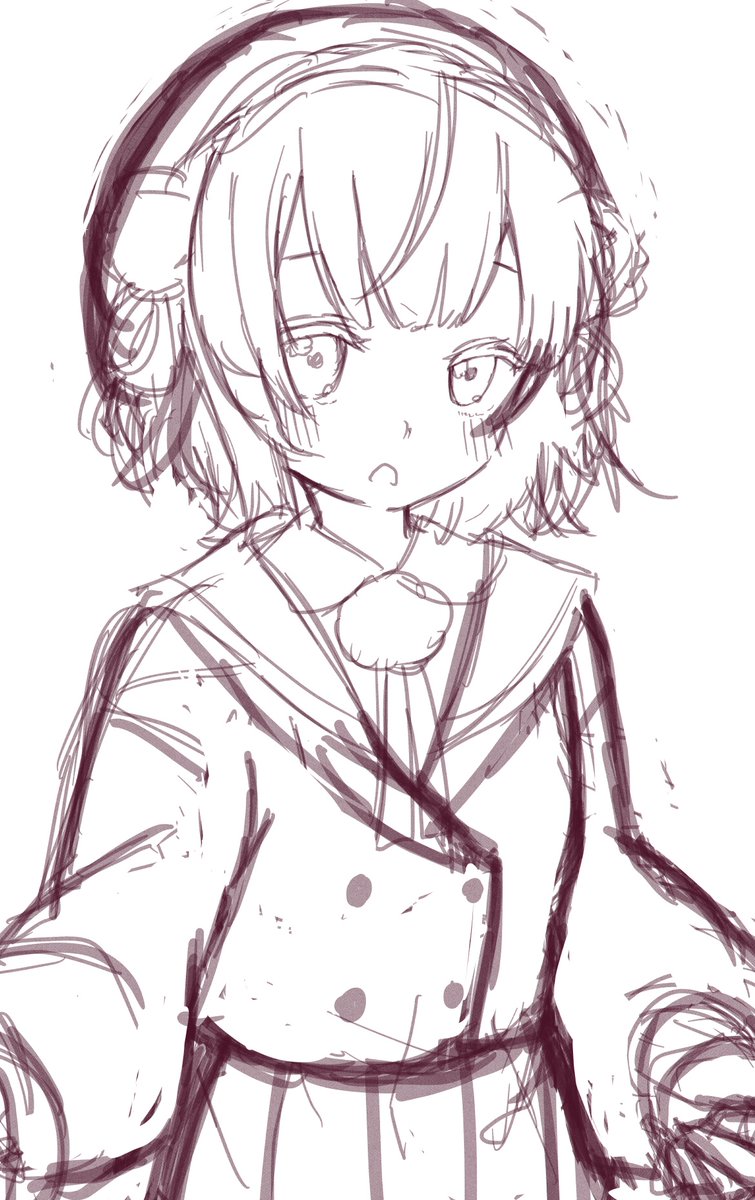 ラフ
続きは明日💤