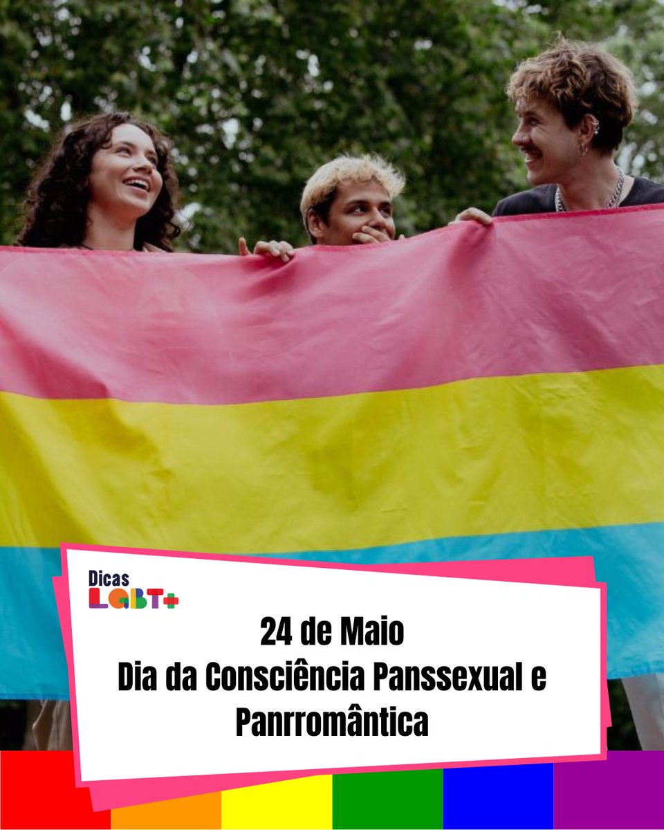 DicasLGBT's tweet photo. 🌈24 de maio é um marco de visibilidade e respeito para quem se identifica como **panssexual** ou **panrromântico** — orientações muitas vezes apagadas até dentro da própria comunidade LGBTQIAPN+.

💙 https://t.co/FSnP7mfNs9
