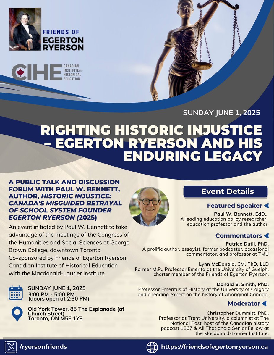 BritishNorthAmerican (@british_north) on Twitter photo #EgertonRyerson
ā¦<a href="/MLInstitute/">Macdonald-Laurier Institute</a>ā© ā¦<a href="/CdnInst4HistEd/">Canadian Institute for Historical Education</a>ā© #EgertonRyerson
ā¦<a href="/MLInstitute/">Macdonald-Laurier Institute</a>ā© ā¦<a href="/CdnInst4HistEd/">Canadian Institute for Historical Education</a>ā©