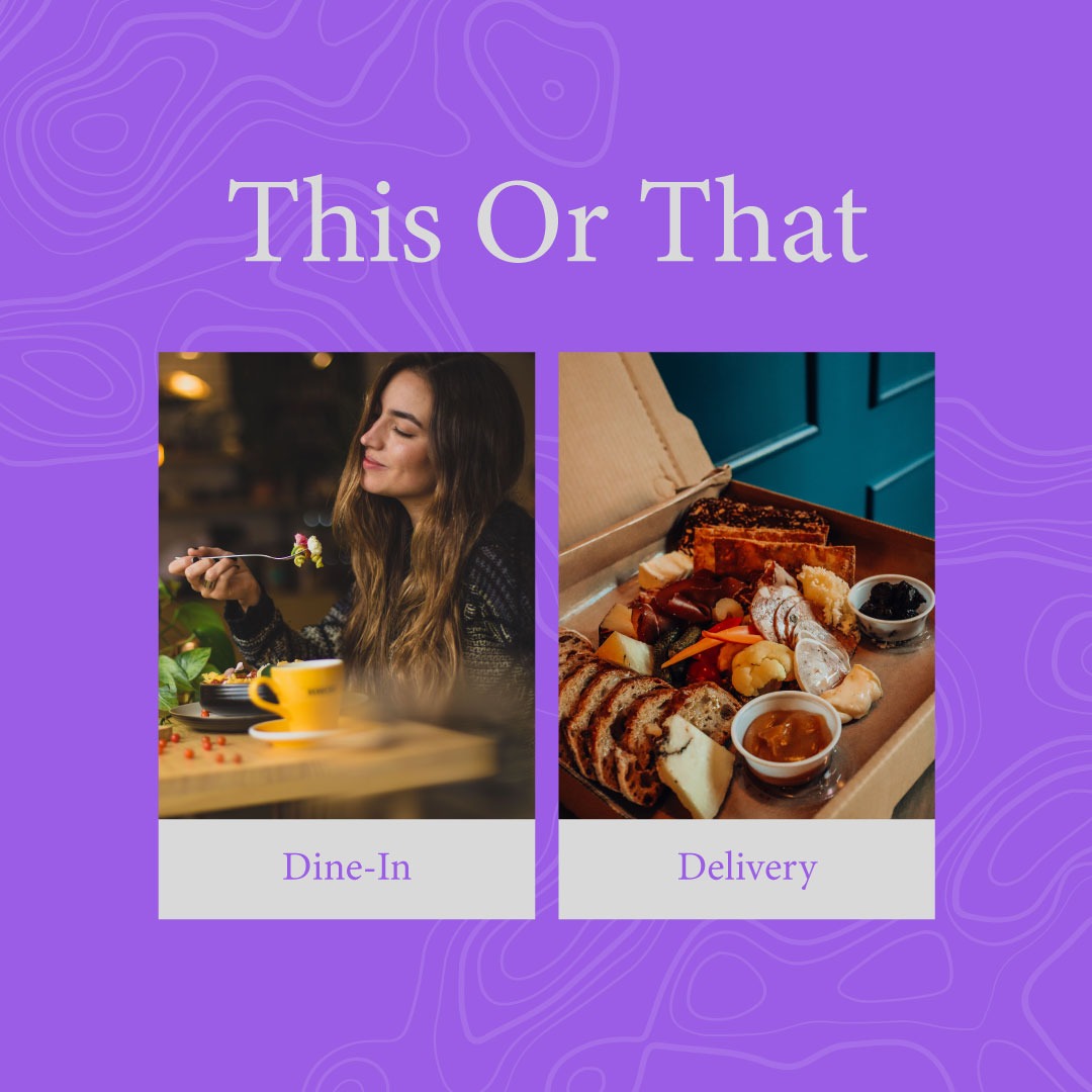 PirnejadGroup's tweet image. Dine-in 🍽️ or delivery 🍕? Pick your favorite.

#thisorthat #importantquestions
