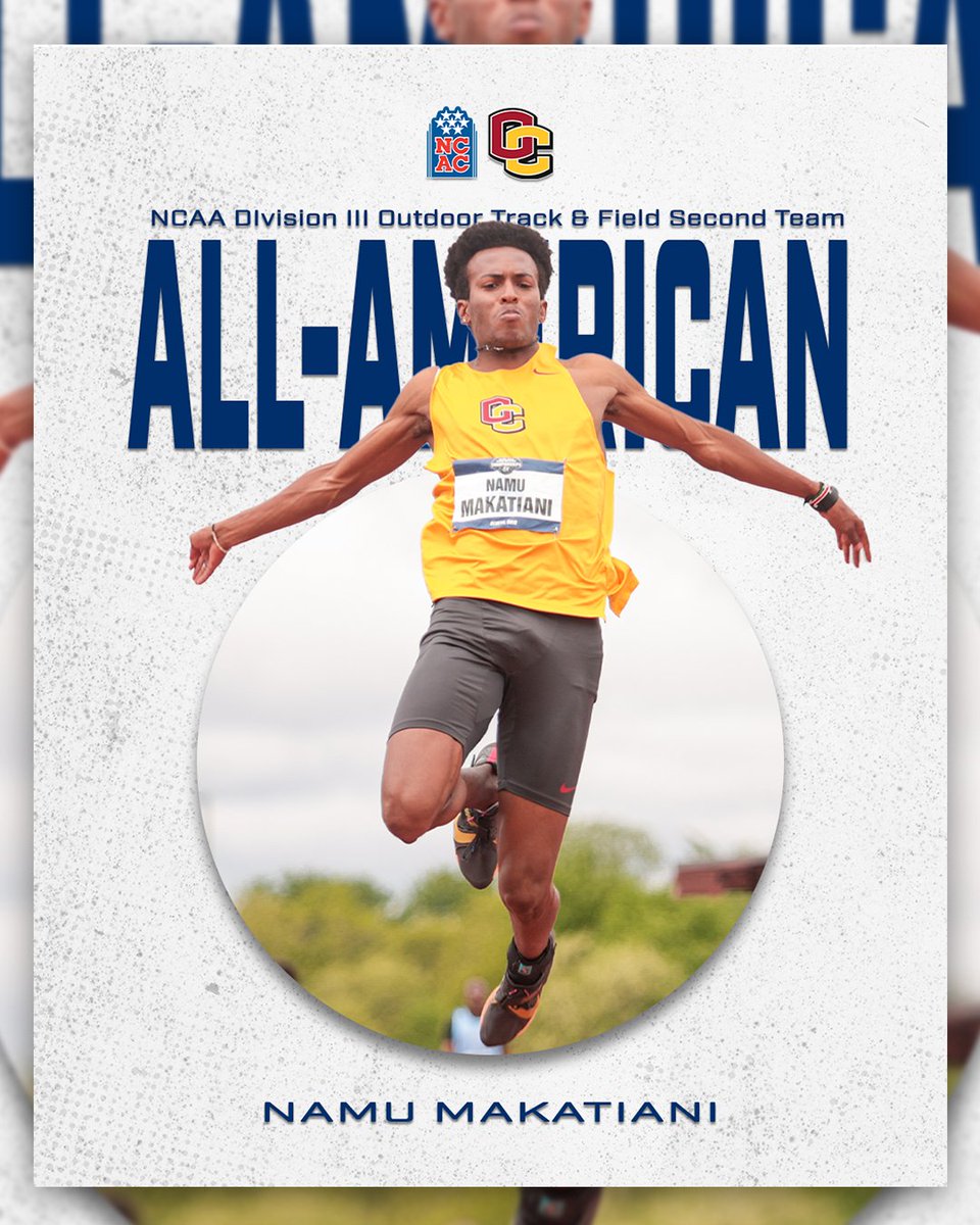 NCAC (@ncac) on Twitter photo 🚨 All-American Alert 🚨
Congratulations to <a href="/Yeo_Athletics/">Oberlin Athletics</a>' Namu Makatiani, who earned Second-Team All-America honors at the 2025 <a href="/NCAADIII/">NCAA Division III</a> Outdoor T&F Championships. #NCACPride 🚨 All-American Alert 🚨
Congratulations to <a href="/Yeo_Athletics/">Oberlin Athletics</a>' Namu Makatiani, who earned Second-Team All-America honors at the 2025 <a href="/NCAADIII/">NCAA Division III</a> Outdoor T&F Championships. #NCACPride