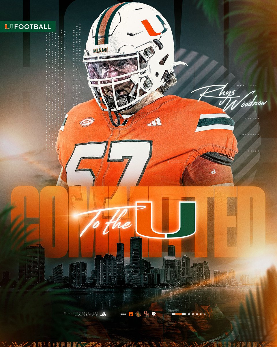 Rhys Woodrow (@rhyswoodrow57) on Twitter photo #AGTG Could not be more blessed to announce that I will be committing to <a href="/CanesFootball/">Miami Hurricanes Football</a>!!
<a href="/coach_cristobal/">Mario Cristobal</a>
@canesfootball
@coachmirabal
<a href="/dtrain2901/">DENNIS SMITH</a>
@coachfield
<a href="/coachajjohnson/">Andy Johnson</a>
<a href="/Coach_Sprenkel/">Charles Sprenkel</a>
<a href="/BooneBravesSwag/">Boone Braves Football</a> #AGTG Could not be more blessed to announce that I will be committing to <a href="/CanesFootball/">Miami Hurricanes Football</a>!!
<a href="/coach_cristobal/">Mario Cristobal</a>
@canesfootball
@coachmirabal
<a href="/dtrain2901/">DENNIS SMITH</a>
@coachfield
<a href="/coachajjohnson/">Andy Johnson</a>
<a href="/Coach_Sprenkel/">Charles Sprenkel</a>
<a href="/BooneBravesSwag/">Boone Braves Football</a>
