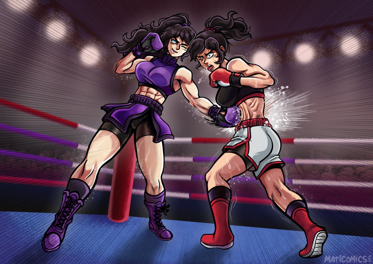 MatiComics64's tweet image. Angela vs Becca 🥊💥
Commission for @Fernand16203333 and @justTony36 !!
#Boxing #originalcharacter