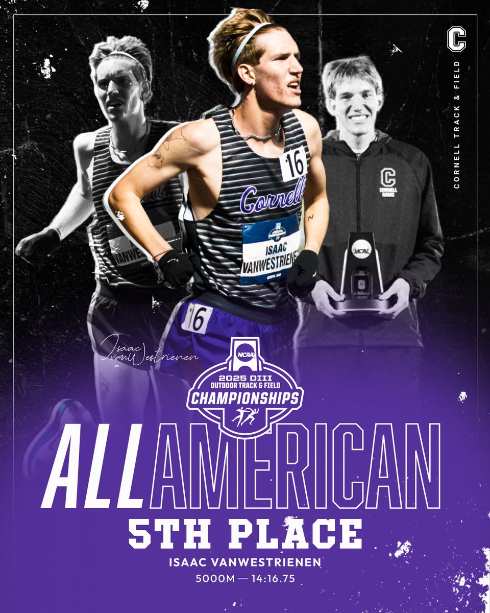 🏆𝑨𝑳𝑳-𝑨𝑴𝑬𝑹𝑰𝑪𝑨𝑵🇺🇸

Isaac vanWestrienen earns his second All-American honors of the weekend with a 5th place finish in the 5000m in a time of 14:16.75! 

#AllAmerican | #NCAATrack | #RollRams