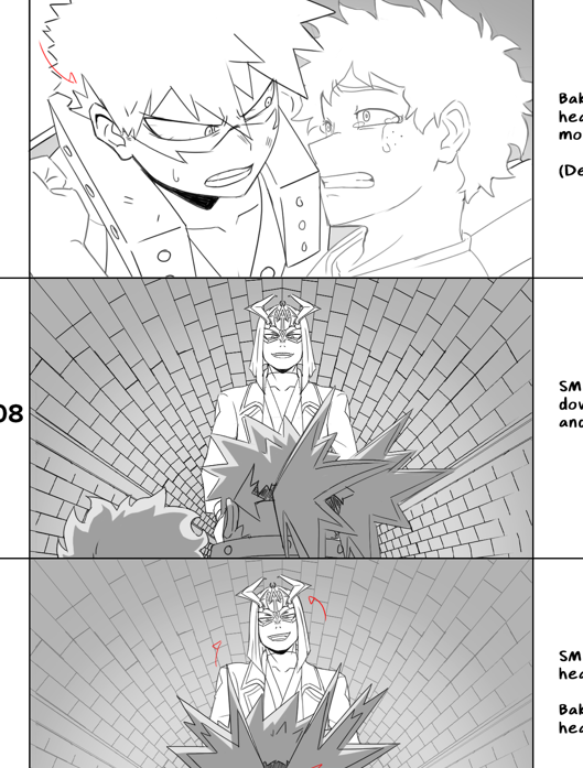 typical anime storyboard (rough, but fast and efficient)

vs. my storyboards because I hate myself 🫠 #twyutd