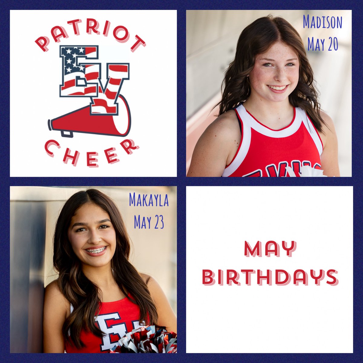 Celebrating our May Birthdays! Hope you both have had a great birthday month! 🎉