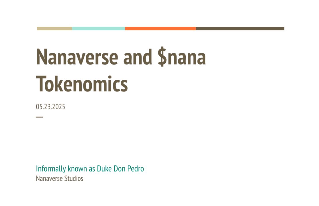 Happy Monthiversary $nana 
Whitepaper for #Nanaverse is out now! Check it out on the website nanaonsol.fun
