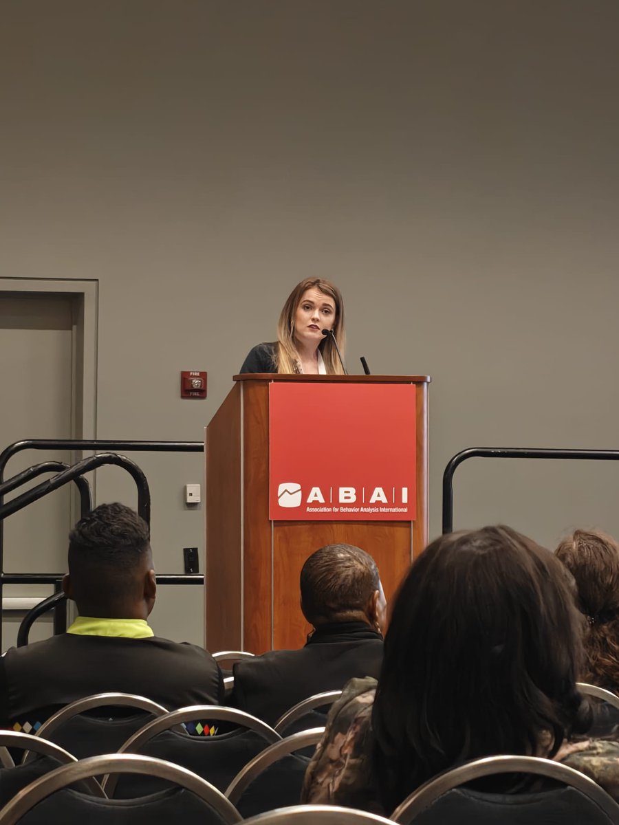 Fantastic talk by <a href="/DiffleyShauna/">Shauna Diffley</a> here at <a href="/ABAI/">Abaigeal Chisnall</a> in Washington DC on Precision Teaching. Flying the flag brilliantly for NUIG