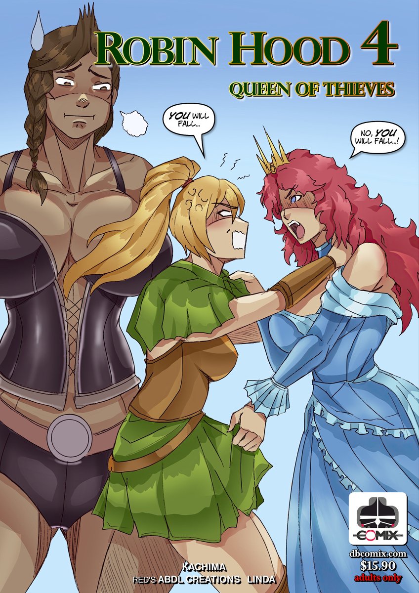 Robin Hood the Queen of Thieves 4 Catfight

DOWNLOAD (ADULTS ONLY) here: dbcomix.com/bondage/comics…

Authors: Kachima (art), DD (corrections), Linda (author, texts, lettering).