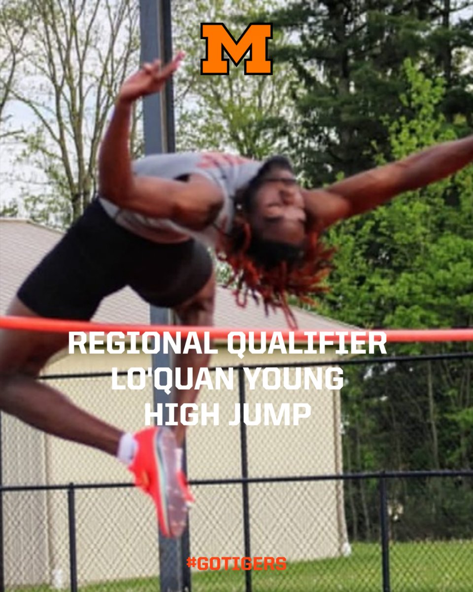 Congratulations to Lo'Quan Young, on qualifying for the Regional Meet in High Jump!!