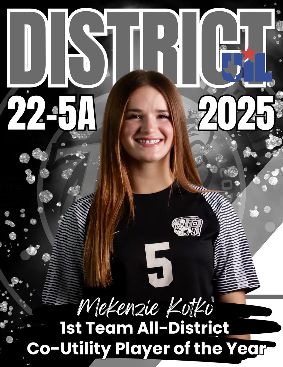Late post 🚨 Congratulations to Mekenzie Kotko for being recognized as the 22-5A District Co-Utility Player of the Year.