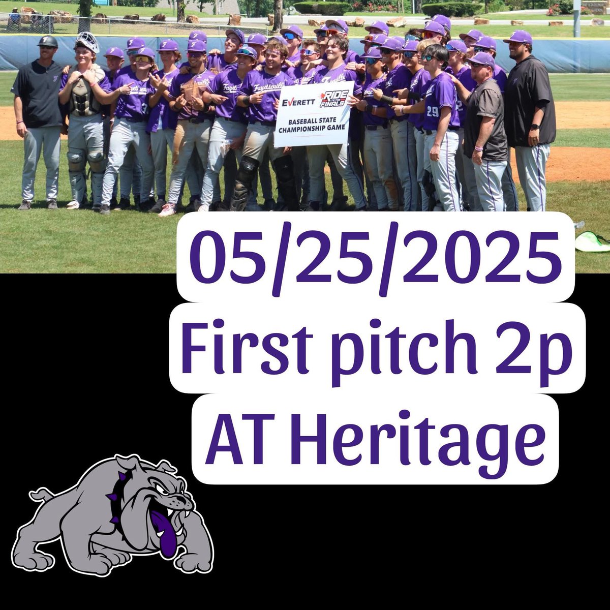 FHS Baseball Booster (@purpledogs2024) on Twitter photo Game time and location change!!
Change your plans and wear your purple!
Be there! <a href="/FayDogBaseball/">PurpleDogBaseball</a> Game time and location change!!
Change your plans and wear your purple!
Be there! <a href="/FayDogBaseball/">PurpleDogBaseball</a>