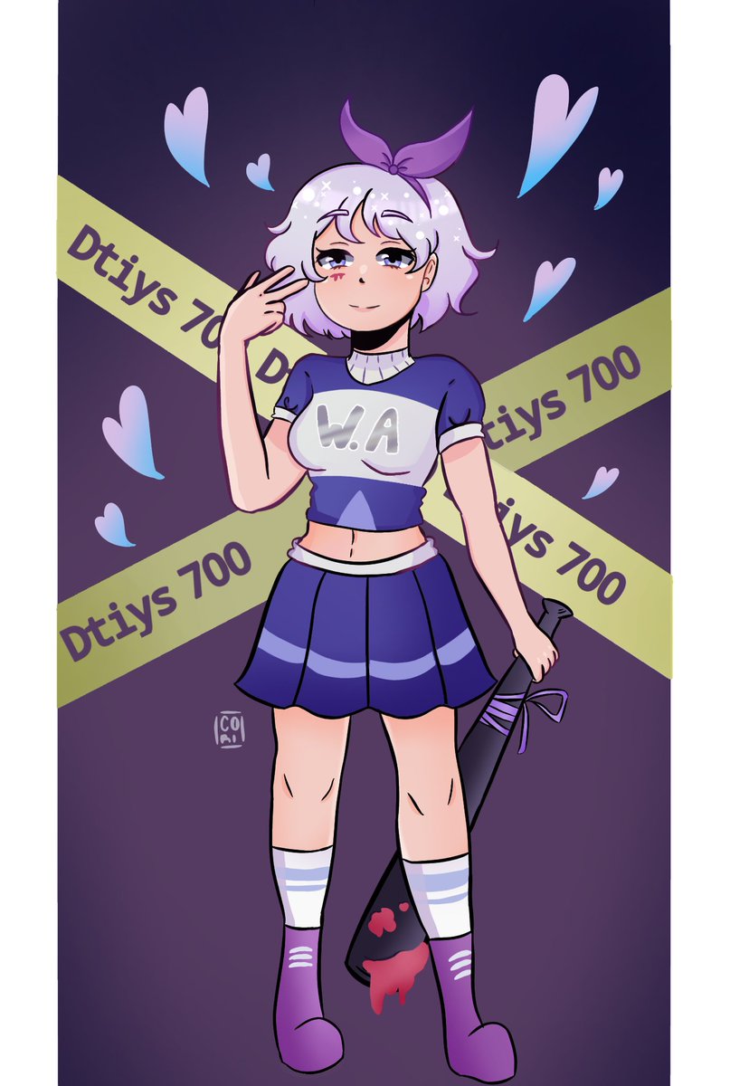 Mi participación antigua del dtiys de <a href="/muchincco/">Muchincco | Mixed Artist 💚</a> 💜✨
#art #artmoots #draw #mydraw #dtiys #comisions #ComisionesAbiertas