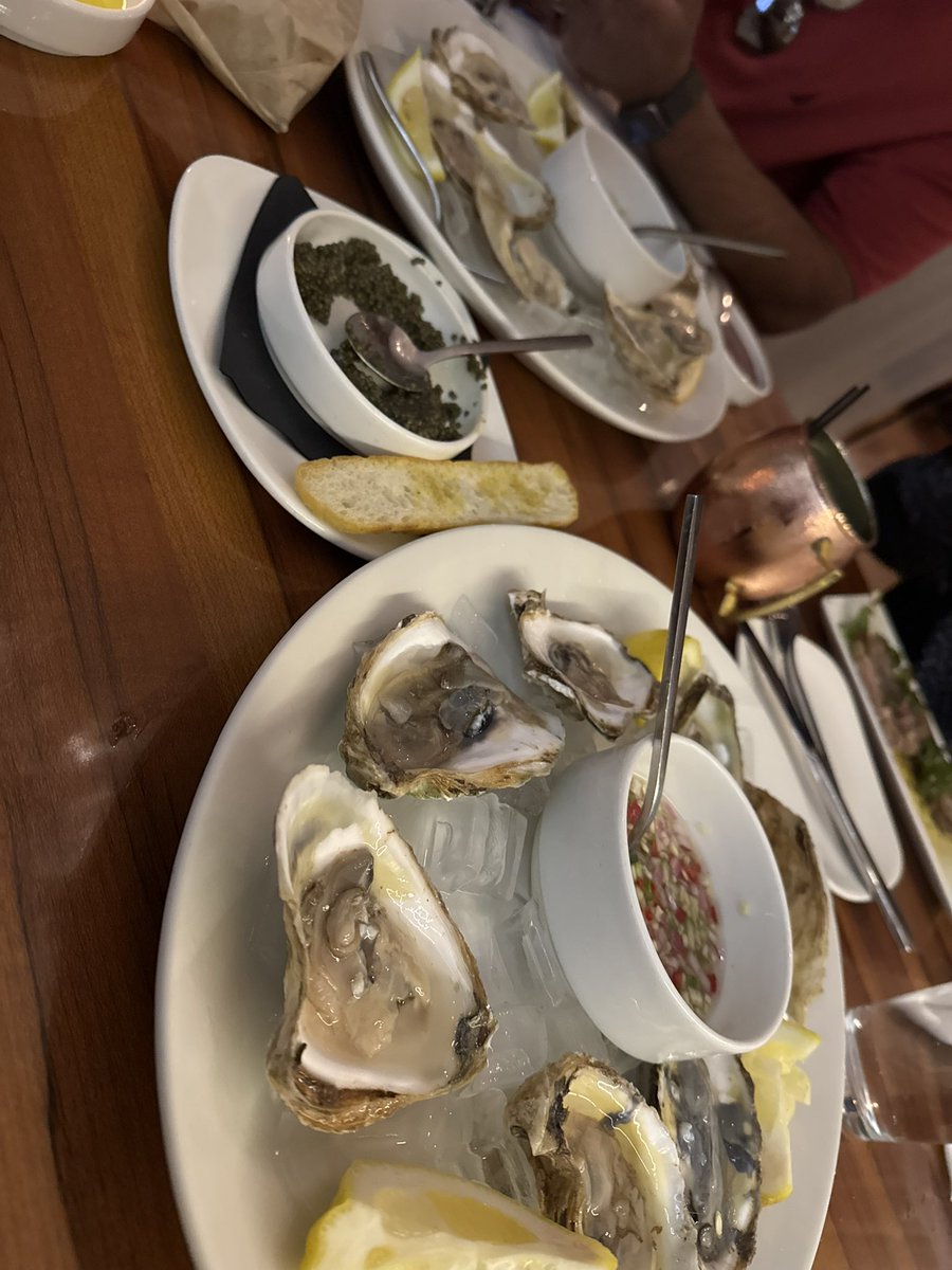 100 oysters coming
