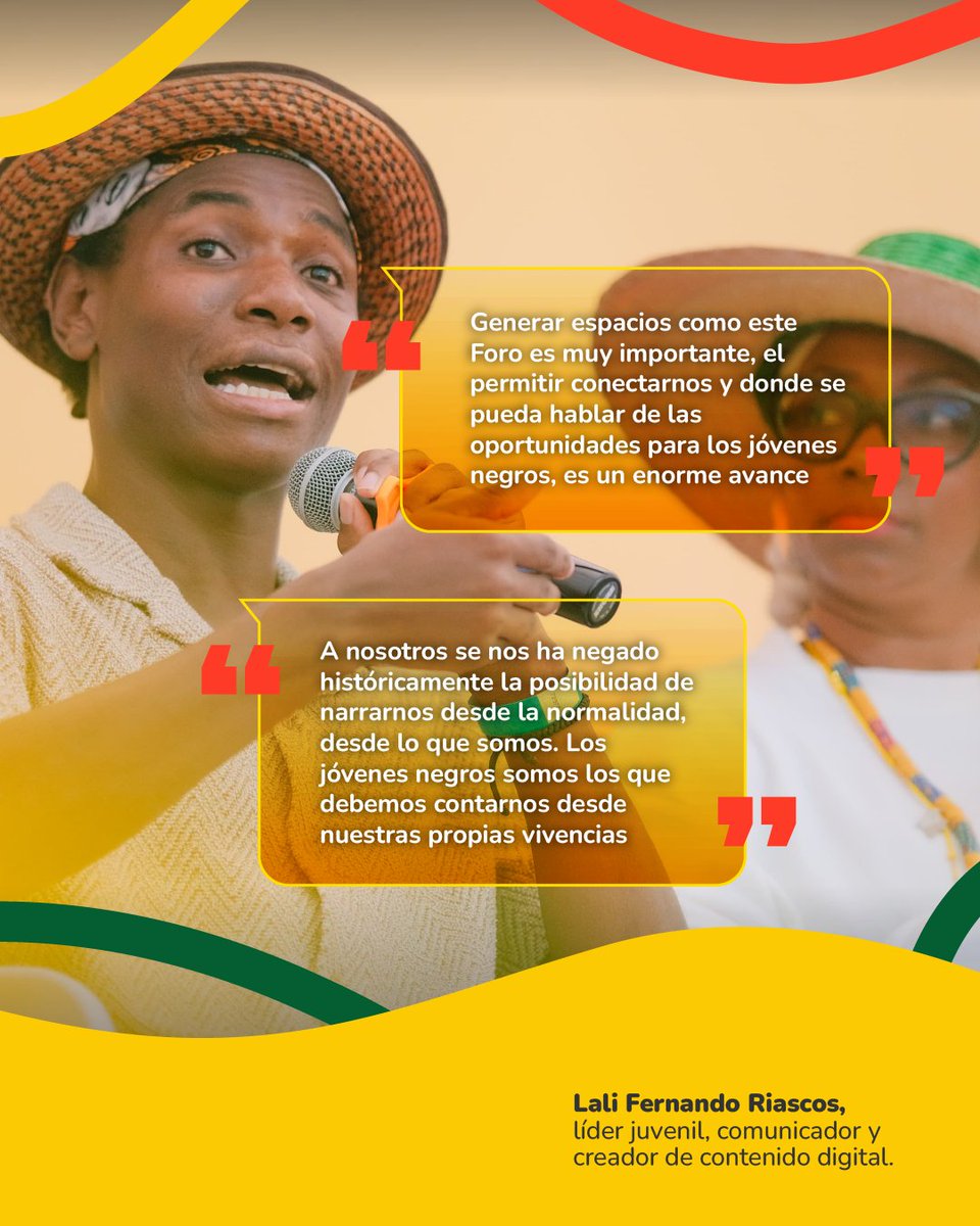ViceColombia's tweet photo. ¡La juventud eleva su voz!

Inspírate con las poderosas reflexiones compartidas en la mesa redonda 'El talento está en todas partes, las oportunidades no' en el cierre del Foro 'Impulsando la Justicia Económica Afrodescendiente'.

#SomosHerenciaAfricana https://t.co/ChNCwEWvh9