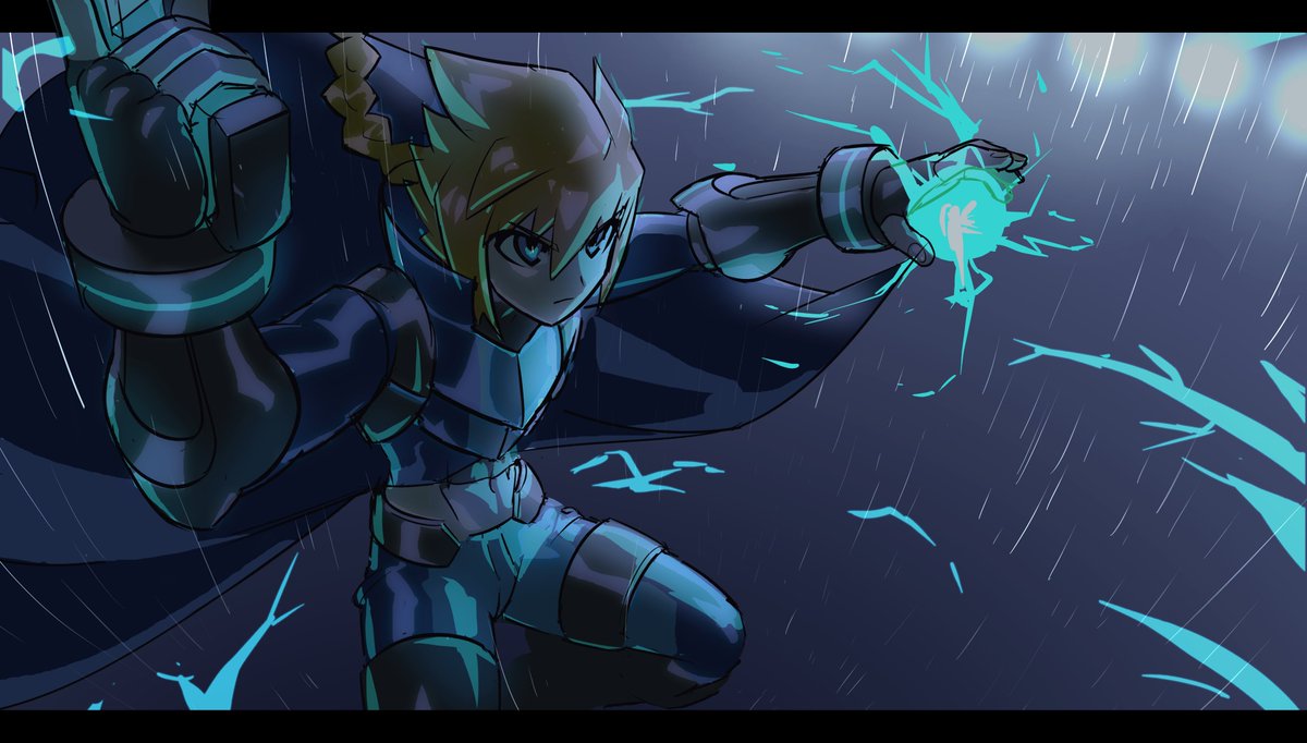 watashi_wa_dink's tweet image. "The squall was relentless--it was almost like it was projecting my own feelings."
#gunvolt
