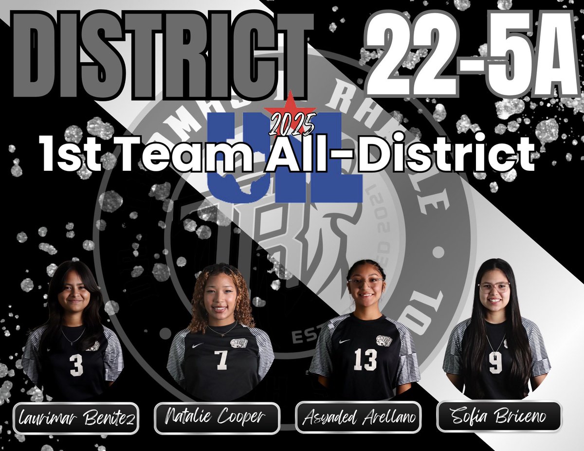 Late post 🚨 Congratulations to these ladies for being recognized as 22-5A 1st team All-District.