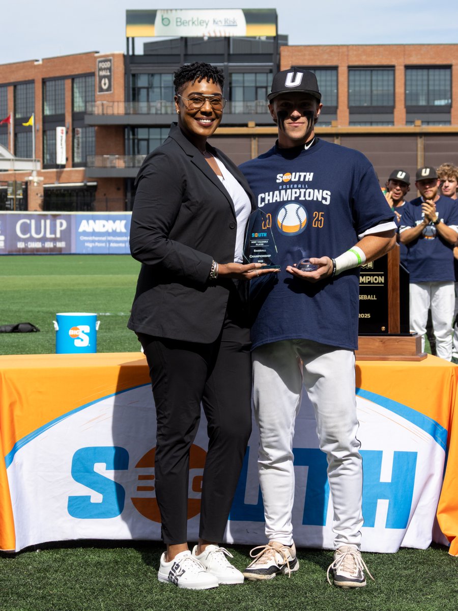 Big South Conference (@bigsouthsports) on Twitter photo ๐ ๐ฅ. ๐ ๐ข๐ฆ๐ง ๐ฉ๐๐๐จ๐๐๐๐ ๐
He went 5-for-5 in Saturday's championship game with a home run, double and 4โฃ RBI.
<a href="/UpstateBSB/">USC Upstate Baseball</a>'s Scott Campbell is the 2025 Big South Baseball Championship Most Valuable Player! ๐ ๐ฅ. ๐ ๐ข๐ฆ๐ง ๐ฉ๐๐๐จ๐๐๐๐ ๐
He went 5-for-5 in Saturday's championship game with a home run, double and 4โฃ RBI.
<a href="/UpstateBSB/">USC Upstate Baseball</a>'s Scott Campbell is the 2025 Big South Baseball Championship Most Valuable Player!