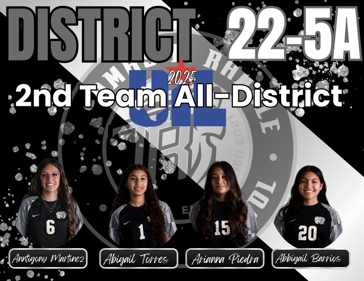 Late post 🚨 Congratulations to these ladies for being recognized as 22-5A 2nd team All-District.