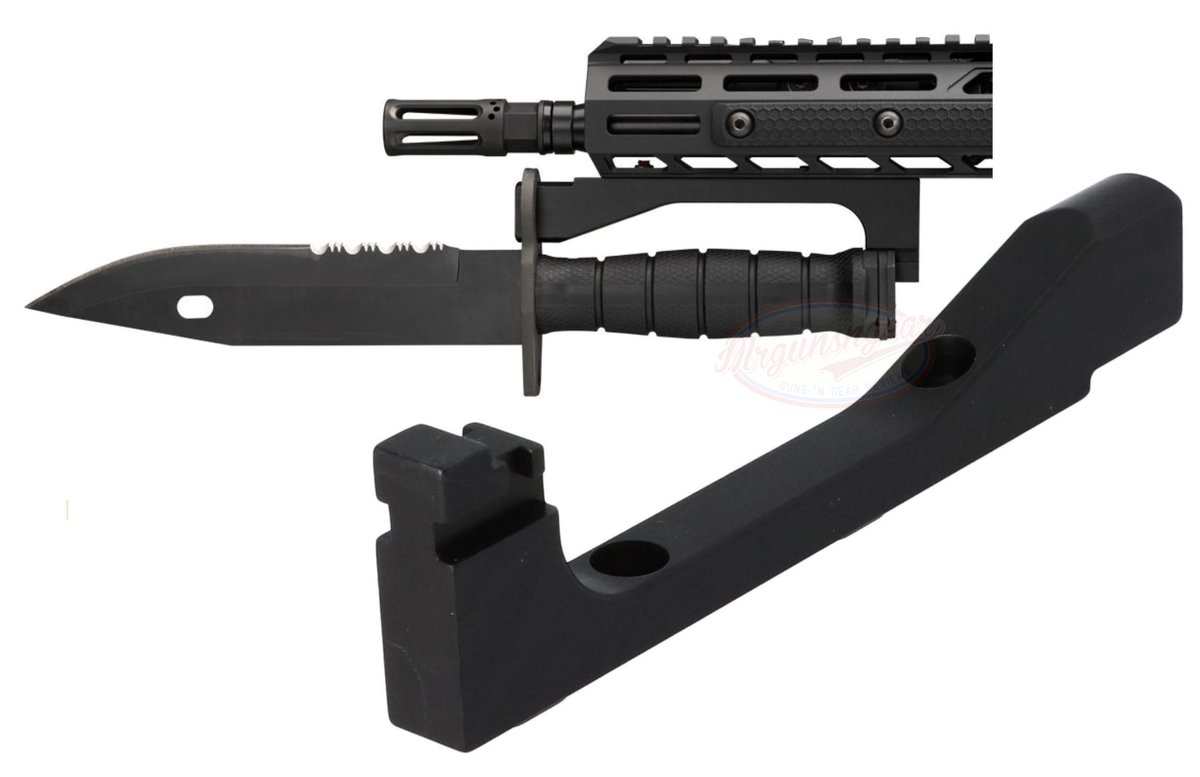 Sig Sauer MLOK bayonet mount for $54/ea with code 10GNG currently here: mrgunsngear.org/4kyddwH

On this page we love bayonets 🗡️🇺🇸