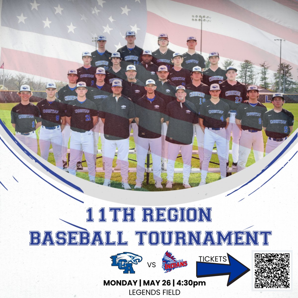 LCA Athletics (@lcaathletics) on Twitter photo Cheer on <a href="/lcabaseball23/">LCA Baseball</a> on Memorial Day as they take on Madison Central!
📅 5/26
🕟 4:30PM
📍 Legends Field
🎟️ ow.ly/Iben50VYjVT
Grateful for those who made the ultimate sacrifice—because of them, we enjoy moments like these. @lcasection #WeAreLCA Cheer on <a href="/lcabaseball23/">LCA Baseball</a> on Memorial Day as they take on Madison Central!
📅 5/26
🕟 4:30PM
📍 Legends Field
🎟️ ow.ly/Iben50VYjVT
Grateful for those who made the ultimate sacrifice—because of them, we enjoy moments like these. @lcasection #WeAreLCA