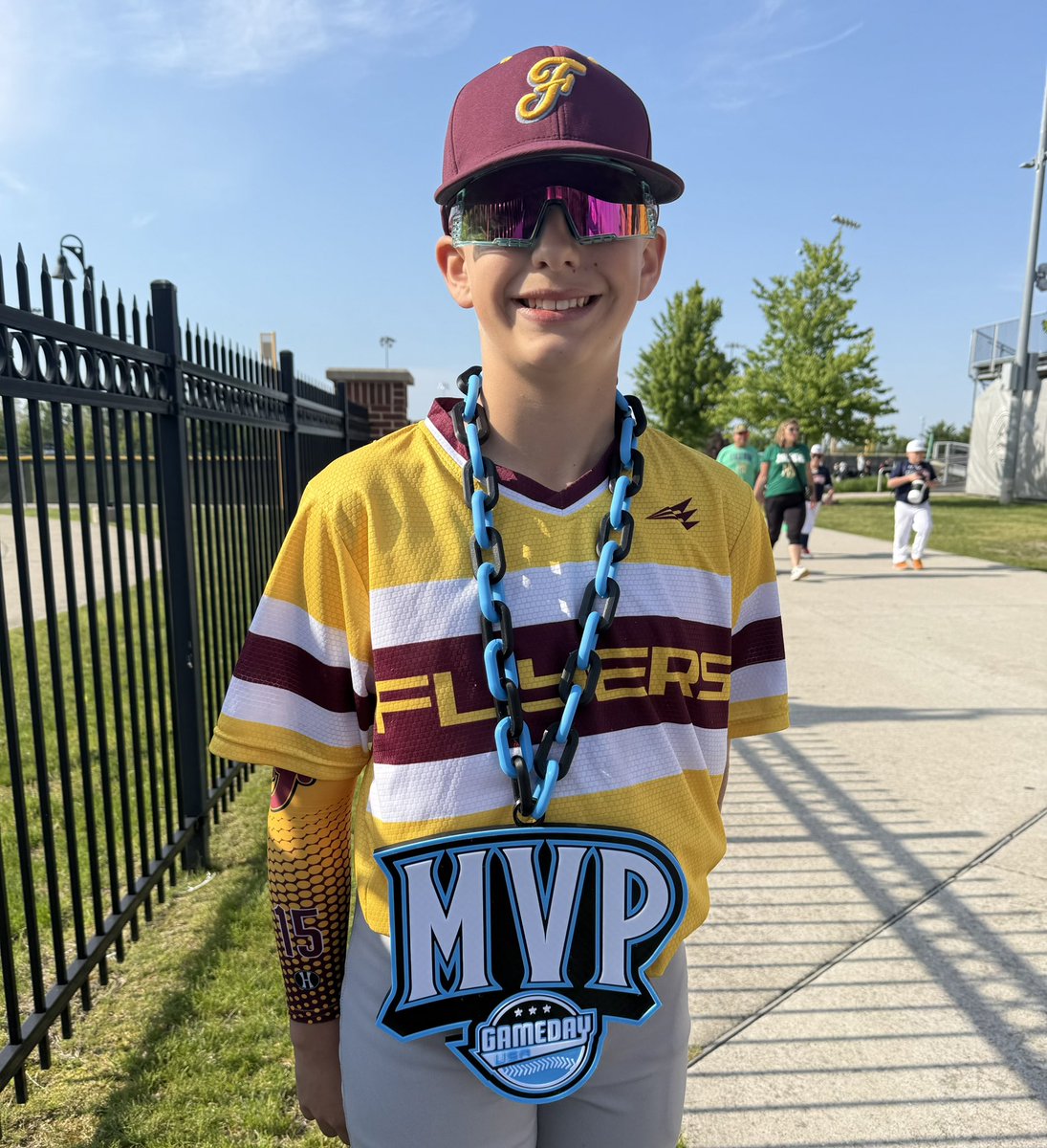 Been there. Done that. Got the chain.

#GameDayUSA #20YearsStrong #MVP #SaluteToService