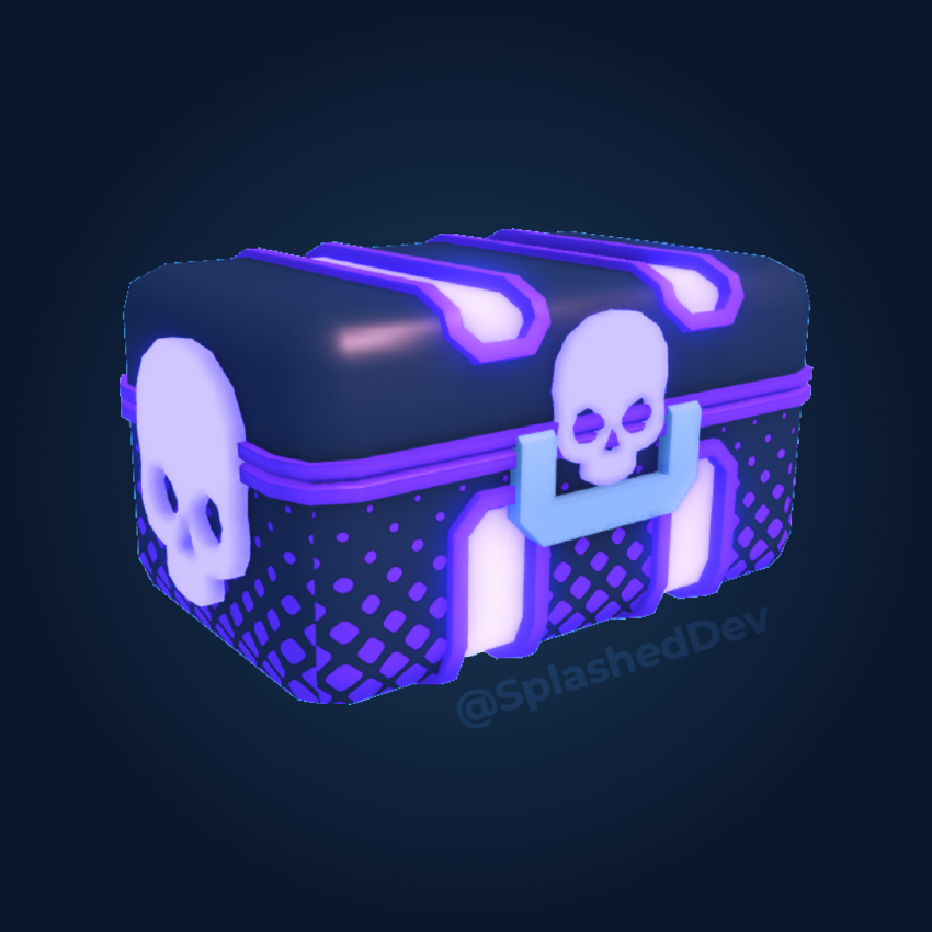 SplashedDev's tweet image. A few ghost-themed crates I made today for a commission!👻👾 #RobloxDev #ROBLOX #Modeling #
