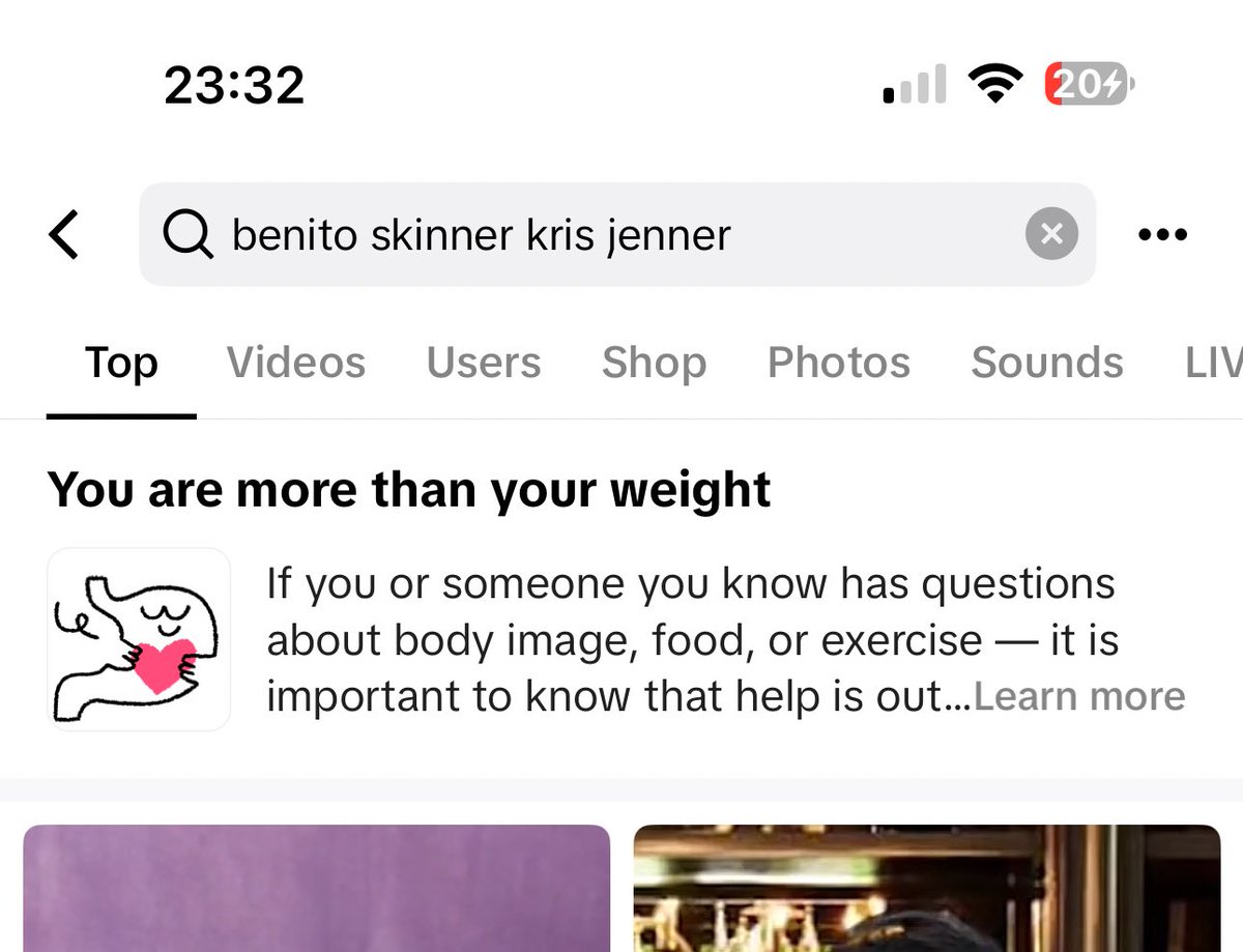 why is TikTok sending me warnings about my weight 😭😭😭 just wanted to watch an old bennydrama video