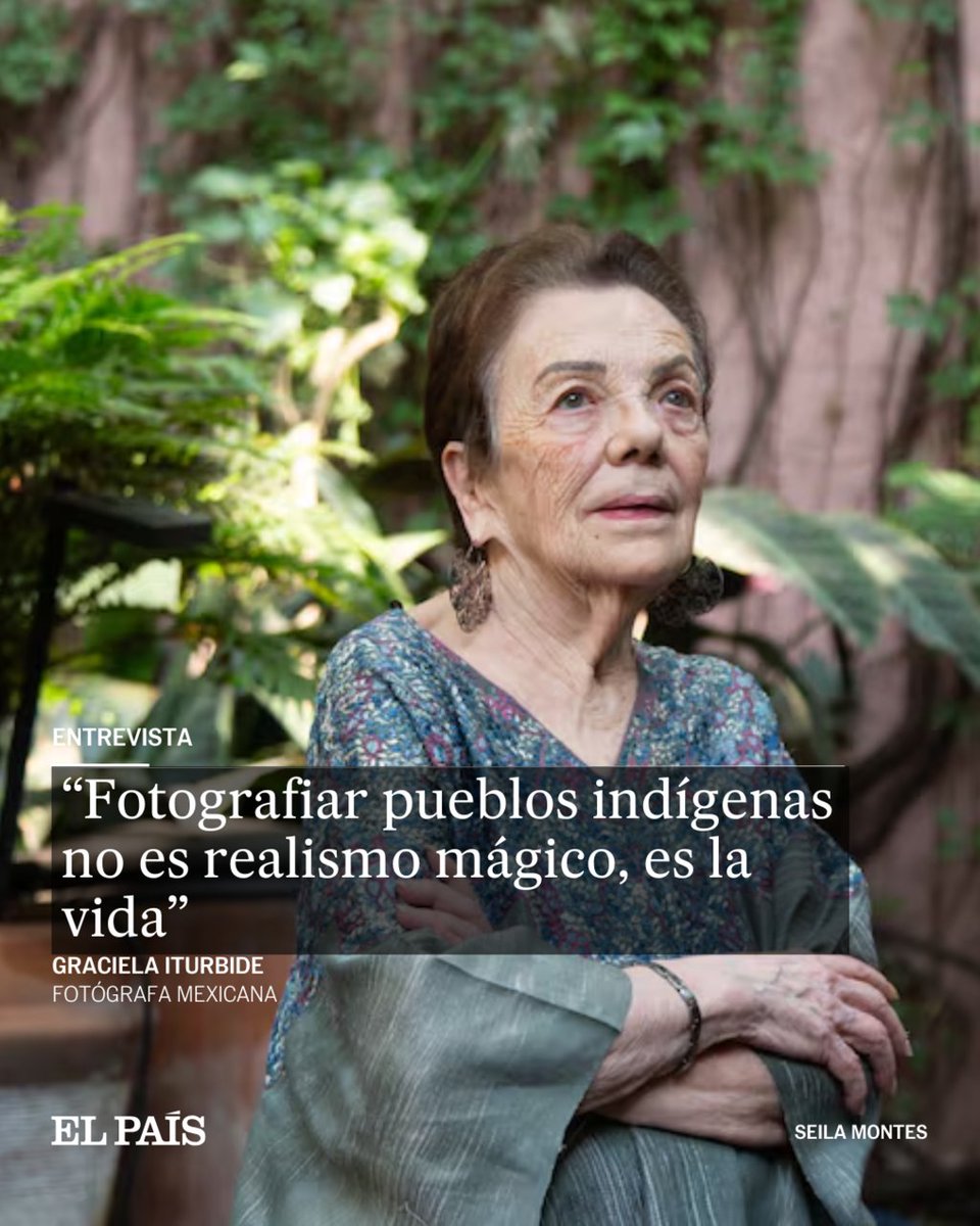EL PAÍS México (@elpaismexico) on Twitter photo 💬 Entrevista | "Es un premio para la fotografía en México": Graciela Iturbide, leyenda viva de la fotografía, distinguida con el Premio Princesa de Asturias de las Artes 2025
✒️ <a href="/alex_scid/">Alejandro Santos</a>
🔗tinyurl.com/2s37pfjs 💬 Entrevista | "Es un premio para la fotografía en México": Graciela Iturbide, leyenda viva de la fotografía, distinguida con el Premio Princesa de Asturias de las Artes 2025
✒️ <a href="/alex_scid/">Alejandro Santos</a>
🔗tinyurl.com/2s37pfjs