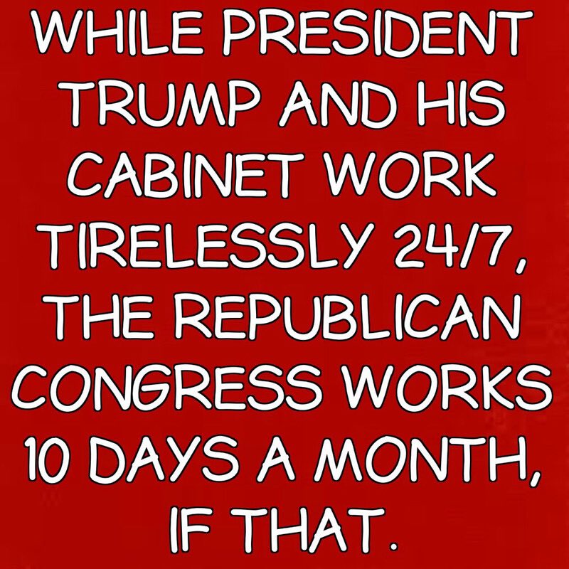 SENATORS 
Add no tax on Social Security 
Then pass the Big Beautiful Bill
The entire country voted for President Trump including the people you represent