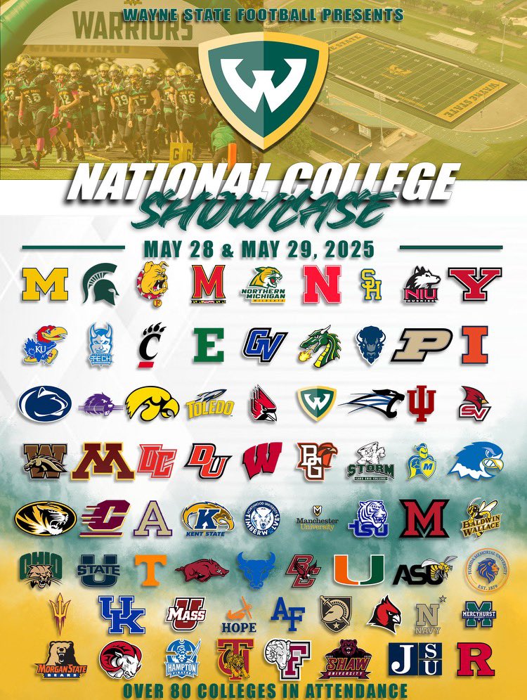 3 ⭐️ Maxwell “ bunchie ” young (@bunchieyoung8) on Twitter photo I’ll be at the National College Showcase Camp in Detroit Michigan on May 31st - June 1st!!! <a href="/smsbacademy/">SoundMind SoundBody®</a> <a href="/adidasfootball/">adidas Football</a> <a href="/WillieATuckerSr/">Willie A Tucker Sr</a> <a href="/EliteAthletes_/">Elite Athletes / Jeff Johnson</a> <a href="/OrtegeJenkins16/">Ortege Jenkins</a> <a href="/CoachDavidsonWH/">Dan Davidson</a> I’ll be at the National College Showcase Camp in Detroit Michigan on May 31st - June 1st!!! <a href="/smsbacademy/">SoundMind SoundBody®</a> <a href="/adidasfootball/">adidas Football</a> <a href="/WillieATuckerSr/">Willie A Tucker Sr</a> <a href="/EliteAthletes_/">Elite Athletes / Jeff Johnson</a> <a href="/OrtegeJenkins16/">Ortege Jenkins</a> <a href="/CoachDavidsonWH/">Dan Davidson</a>