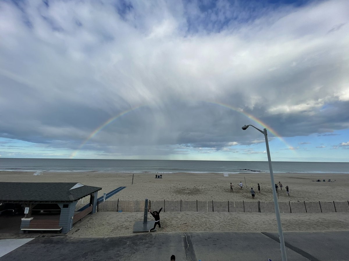 Hugh Welsh (@hughcwelsh) on Twitter photo Nice start to the long weekend with a big rainbow on Manasquan Beach #n12stormwatchers <a href="/LaurenDue12/">Lauren Due</a> <a href="/DaveCurren/">Dave Curren</a> <a href="/JGodynick/">Justin Godynick NBC10</a> Nice start to the long weekend with a big rainbow on Manasquan Beach #n12stormwatchers <a href="/LaurenDue12/">Lauren Due</a> <a href="/DaveCurren/">Dave Curren</a> <a href="/JGodynick/">Justin Godynick NBC10</a>
