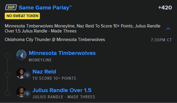Saturday No Sweat!

Used the xep.ai projections: