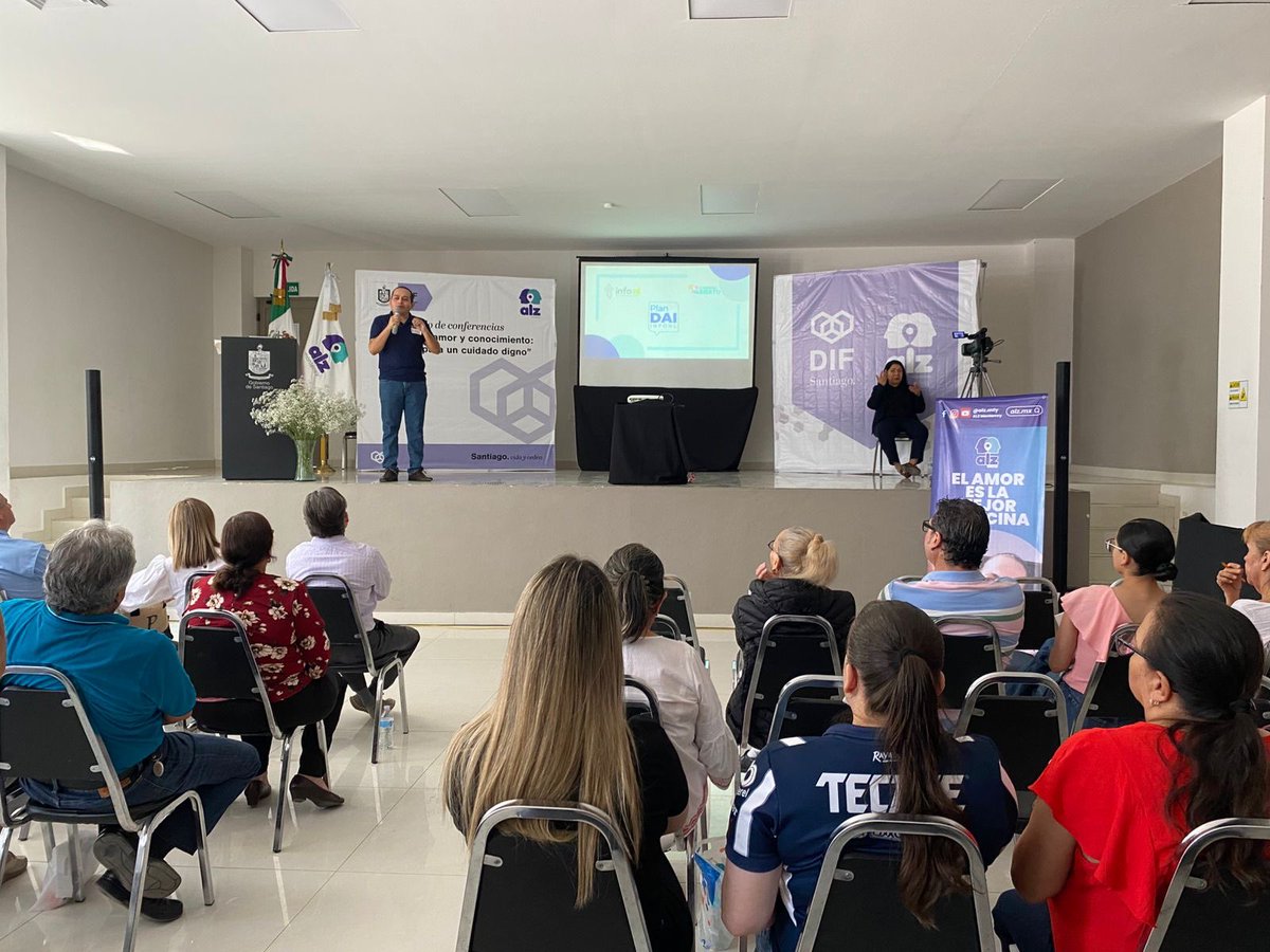 INFONL (@infonlmx) on Twitter photo #Entérate | Está mañana la Consejera Presidenta <a href="/LicBrendaGzz/">Brenda Gzz.</a>, participó en el evento de apertura del Ciclo de Conferencias: “Cuidar con amor y conocimiento: Claves para un cuidado digno”, organizado por el DIF Santiago en colaboración con la Asociación Alzheimer Monterrey.
Así #Entérate | Está mañana la Consejera Presidenta <a href="/LicBrendaGzz/">Brenda Gzz.</a>, participó en el evento de apertura del Ciclo de Conferencias: “Cuidar con amor y conocimiento: Claves para un cuidado digno”, organizado por el DIF Santiago en colaboración con la Asociación Alzheimer Monterrey.
Así