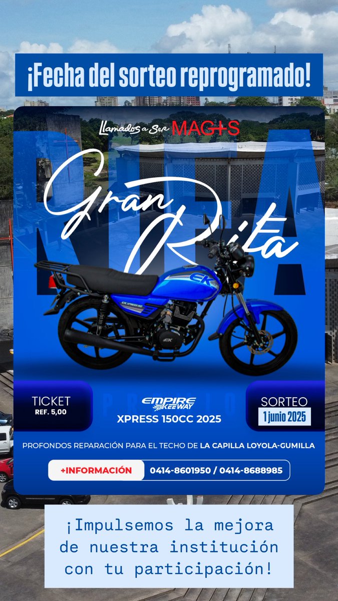 ¡Aún tienes chance de colaborar! 🤩

Reprogramamos el sorteo para el #1jun durante el #DomingoFamiliar2025 🙌🏼