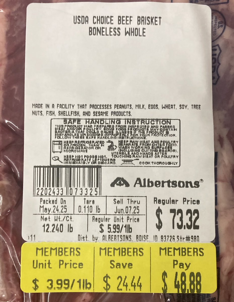 How expensive or economical has a carnivore diet been for you?  I’ve been finding it to be cheaper than I expected. Especially when I shop the sales for cheaper cuts.  Ribeyes and NYs and T-bones are no longer my go-to meats.  Tri-tips, chuck roast and brisket have become my new