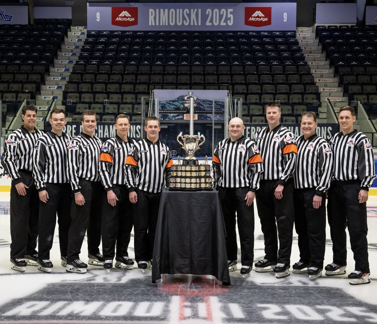 BCHockey_Refs's tweet photo. The 2025 Canadian Hockey League Memorial Cup Officiating Team includes BCHockey Official Mitchell Gibbs being selected to officiate in Rimouski Quebec from May 22nd through to June 1st, 2025. #morethandroppingpucks https://t.co/erP00Xv4fO