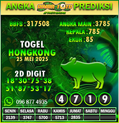 PREDIKSI HONGKONG 25 MEI 2025
LINK DAFTAR >> rebrand.ly/riimbaviip
RIMBATOTO Merupakan Situs Slot Togel,slot &amp; Casino Online Terpercaya Dan Terbaik Di Indonesia!!
HADIAH TERBESAR
4d : 10.000.000
3d : 1.000.000
2D : 100.000
#rimbatoto #prediksitogel #prediksisydney
