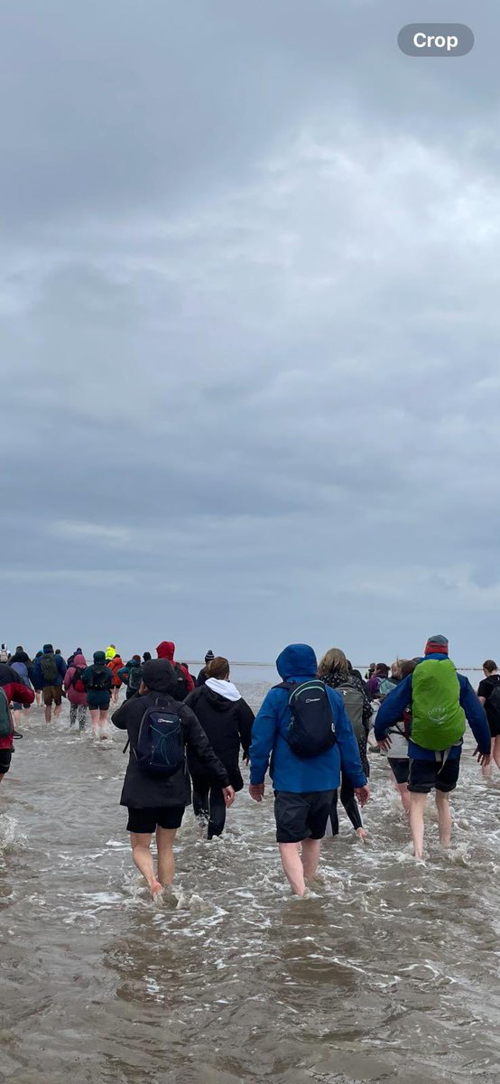 Soggy, sandy and at times reminiscent of an extreme aquarobic workout - but a truly great afternoon crossing Morecambe Bay and supporting <a href="/LancsMind/">Lancashire Mind</a>