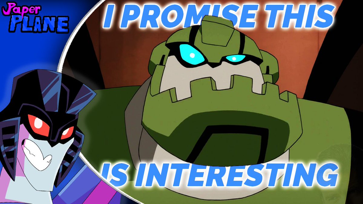 PaperPlaneTF's tweet image. New video!!
Is Bulkhead FAT or BUFF? A question since the dawn of time, soon to be answered... it's interesting. I promise.
Link below!