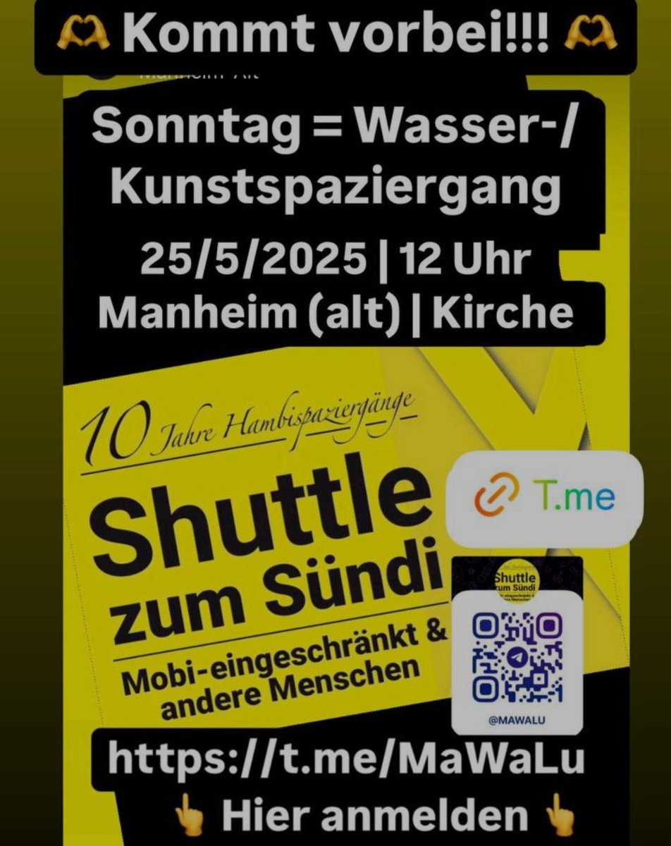 A49illegalTF's tweet photo. 🌳🌊Spaziergang #SÜNDI-#Hambi🌲

🌅MORGEN, 25.05.🌈

🕛 12 Uhr

Kommt vorbei💚💚💚

👇

🖼️🎨Bilderausstellung Wasser🌊

15 Plakate des Künstlers #JariBanas

https://t.co/p1B2hR6wc0 https://t.co/eT51xHDxnh
