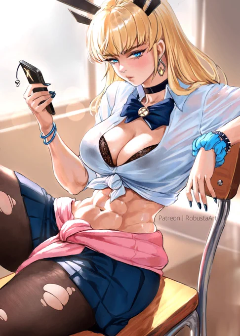 It costs $0.00 to support a muscle mommy artist