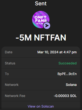 nftfanstoken's tweet image. 5M $NFTFAN ON $SOL

Just drop your wallet and see the magic.