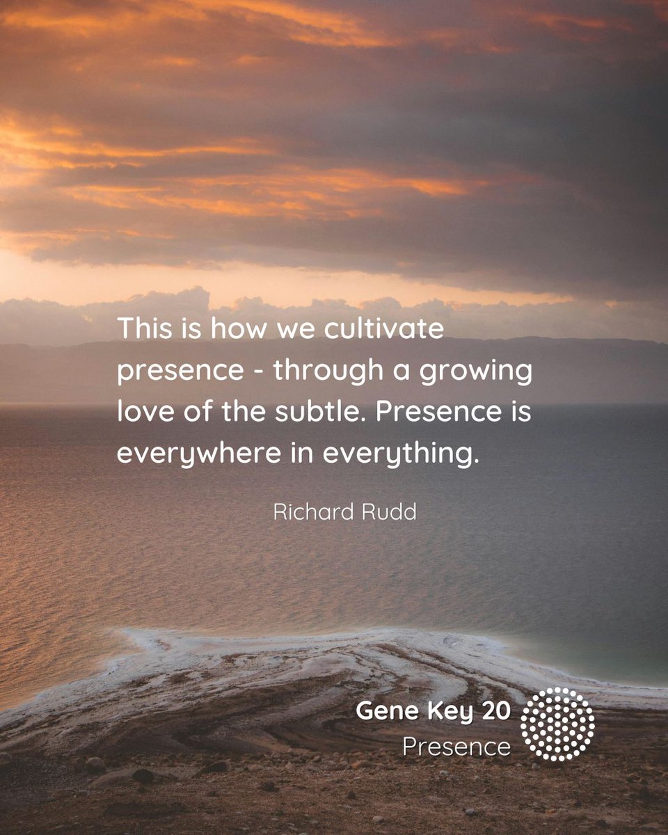 gene_keys's tweet photo. The Pulse – 20 May to 26 May – The 20th Gene Key moves from the Shadow of Superficiality to the Siddhi of Presence and it is the Way of Self-Assurance
Listen to the audio: https://t.co/84zB3MoDdc
#genekeys #genekey20 #selfassurance #presence #thepulse https://t.co/E6z1QgBN5F