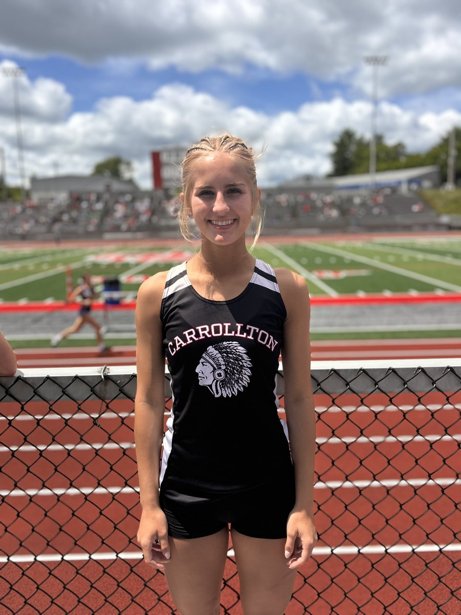 CWTrack's tweet image. Marleigh punched three tickets to Regionals today! 100, 4x2, 4x1! Senior is coming on at the right time! @MarleighOsolin