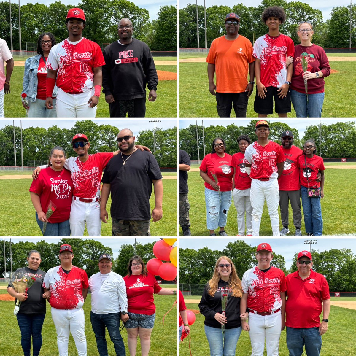 PikeHSAthletics's tweet photo. We celebrated our Baseball Seniors today! #PikeRedDevilsRise https://t.co/MlBmu9H3ee